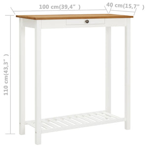 Bartisch 100x40x110 cm Massivholz Eiche