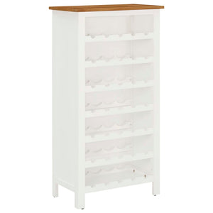 Weinschrank 56x32x110 cm Massivholz Eiche
