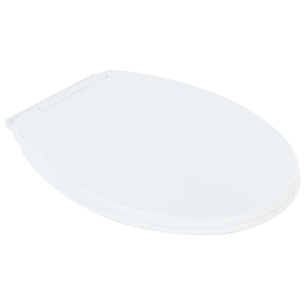 Randloses WC 7 cm Extra Höhe Soft-Close Keramik Weiß