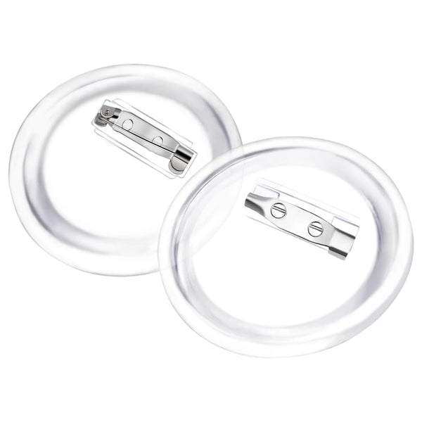 Button-Set mit Anstecknadel 100 Stk. Acryl 44 mm