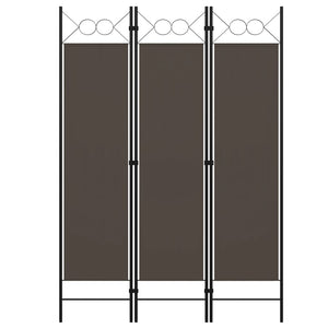 Anthrazit Raumteiler 3-teilig 120x180 cm