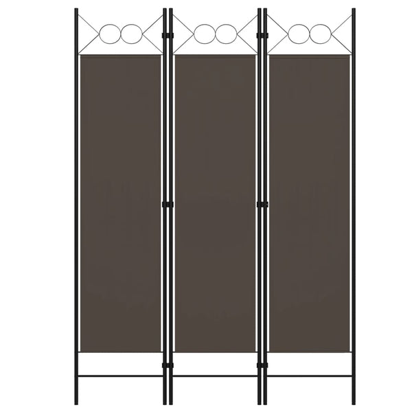 Anthrazit Raumteiler 3-teilig 120x180 cm