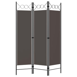 Anthrazit Raumteiler 3-teilig 120x180 cm