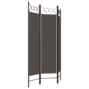 Anthrazit Raumteiler 3-teilig 120x180 cm