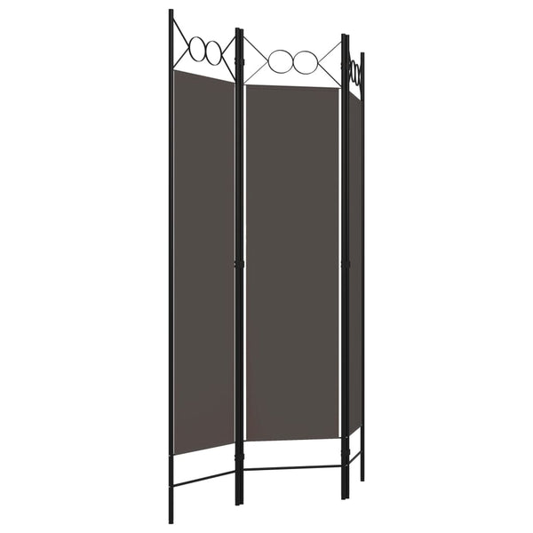 Anthrazit Raumteiler 3-teilig 120x180 cm