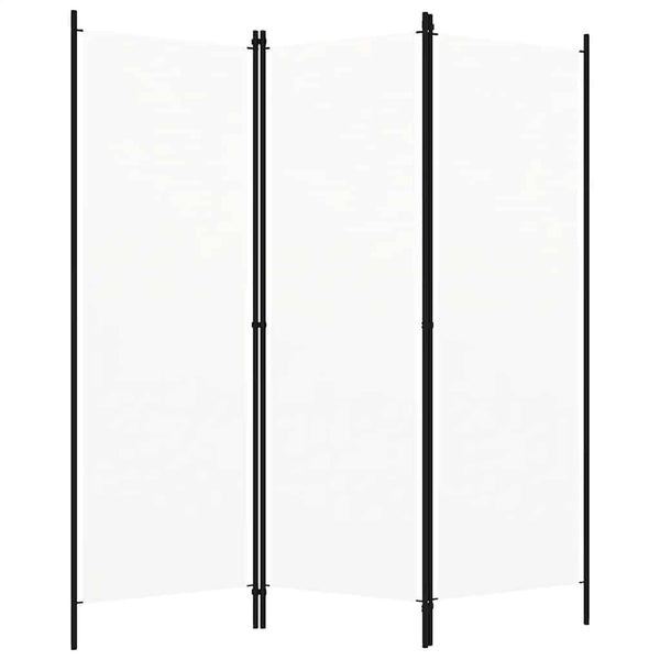 Weißer Raumteiler 3-teilig 150x180 cm