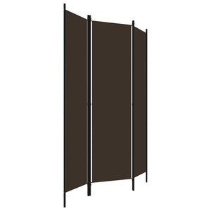 Brauner Raumteiler 150x180 cm, 3-teilig