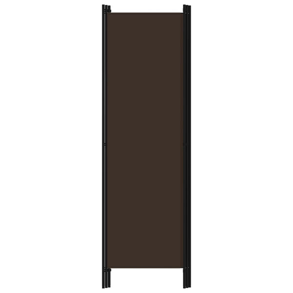 Brauner Raumteiler 150x180 cm, 3-teilig