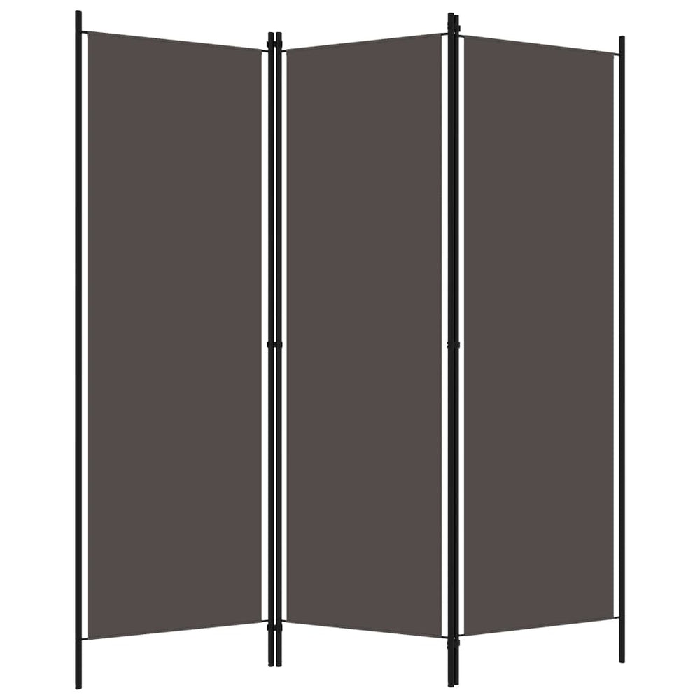 Anthrazit Raumteiler 3-teilig 150x180 cm