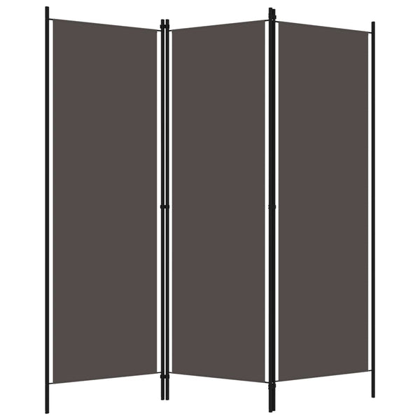 Anthrazit Raumteiler 3-teilig 150x180 cm