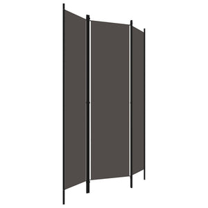 Anthrazit Raumteiler 3-teilig 150x180 cm