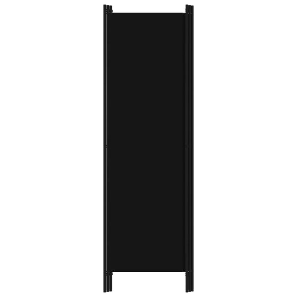 Schwarzer Raumteiler, 3-teilig, 150x180 cm