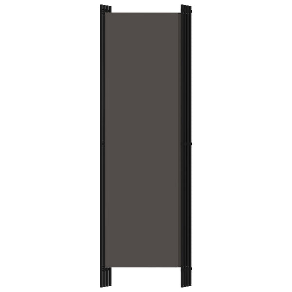 Anthrazit Raumteiler 4-teilig 200x180 cm
