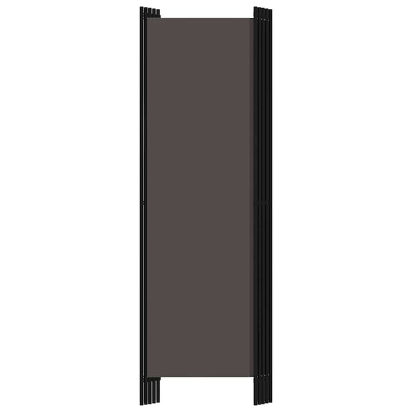 Anthrazit Raumteiler 5-teilig, 250x180 cm