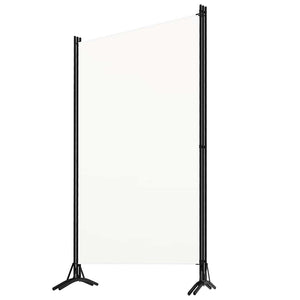 Weißer Raumteiler Stoff 260x180 cm, 3-teilig