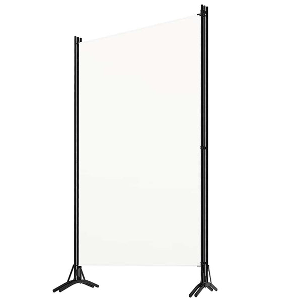 Weißer Raumteiler Stoff 260x180 cm, 3-teilig