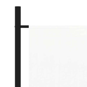 Weißer Raumteiler Stoff 260x180 cm, 3-teilig