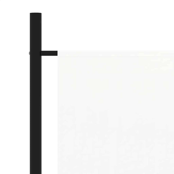 Weißer Raumteiler Stoff 260x180 cm, 3-teilig