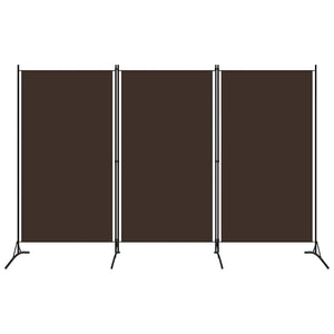Brauner 3-Panel Raumteiler 260x180 cm