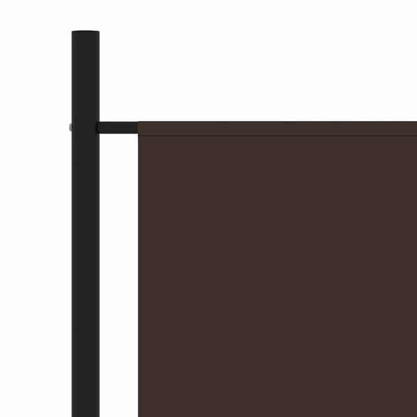 Brauner 3-Panel Raumteiler 260x180 cm
