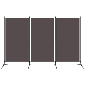 Anthrazit Raumteiler 260x180 cm, 3-teilig