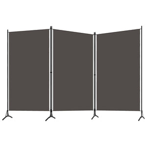 Anthrazit Raumteiler 260x180 cm, 3-teilig