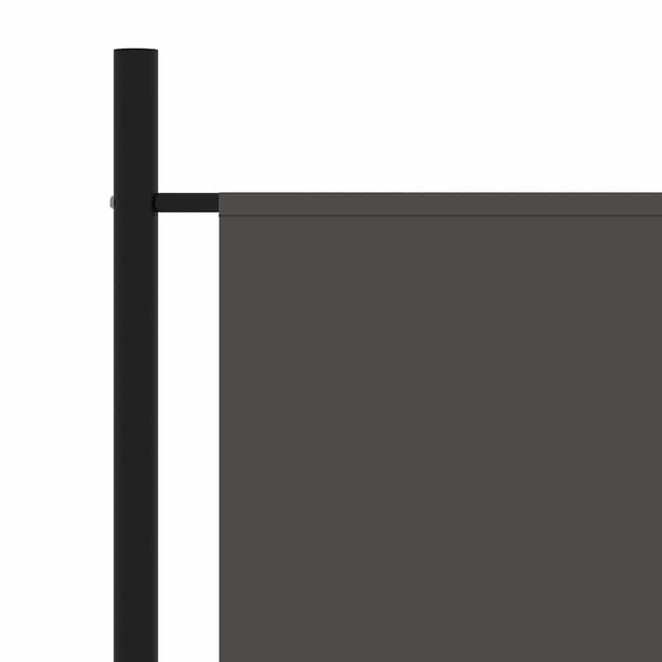 Anthrazit Raumteiler 260x180 cm, 3-teilig