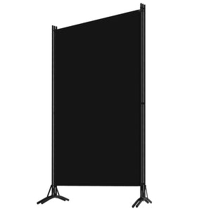 Schwarzer Raumteiler 3-teilig 260x180 cm