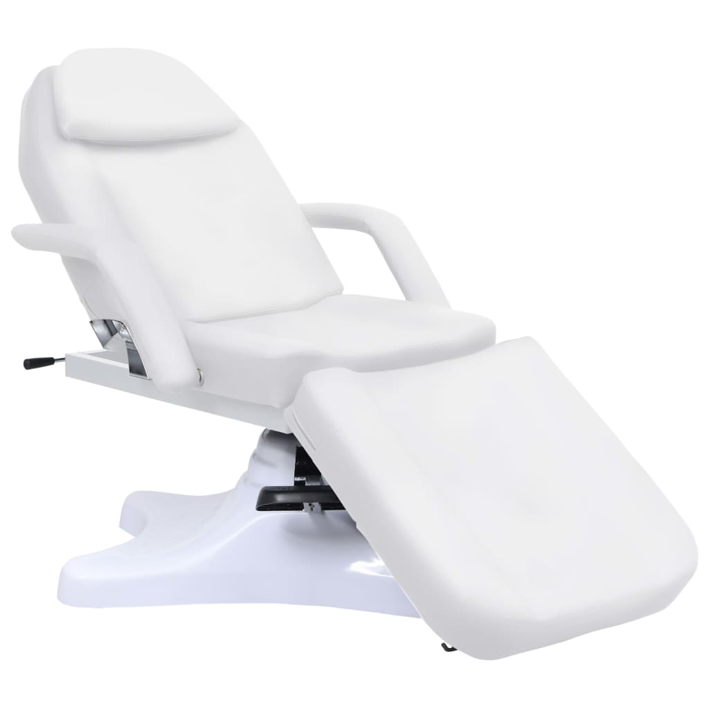 Table de massage vidaXL Blanc 180x62x(86,5-118) cm