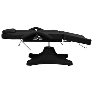 Schwarzer Massagetisch, 180 cm