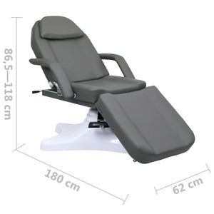Grauer Massagetisch 180 cm