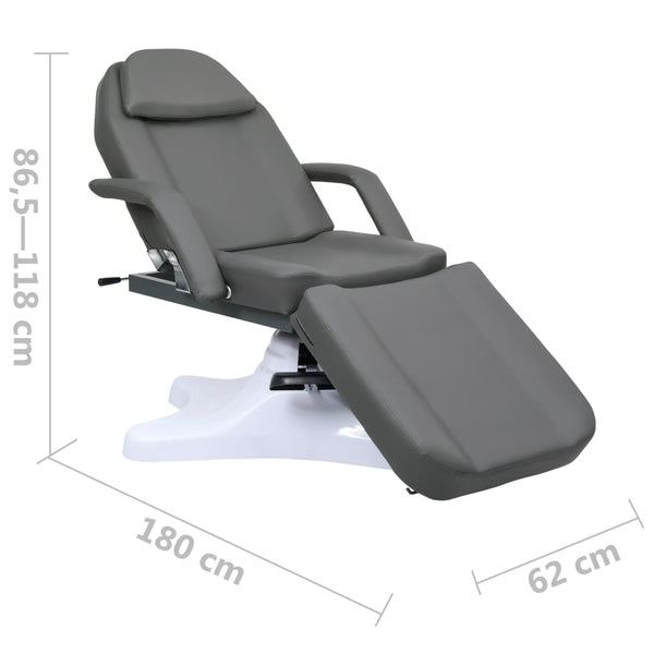 Grauer Massagetisch 180 cm