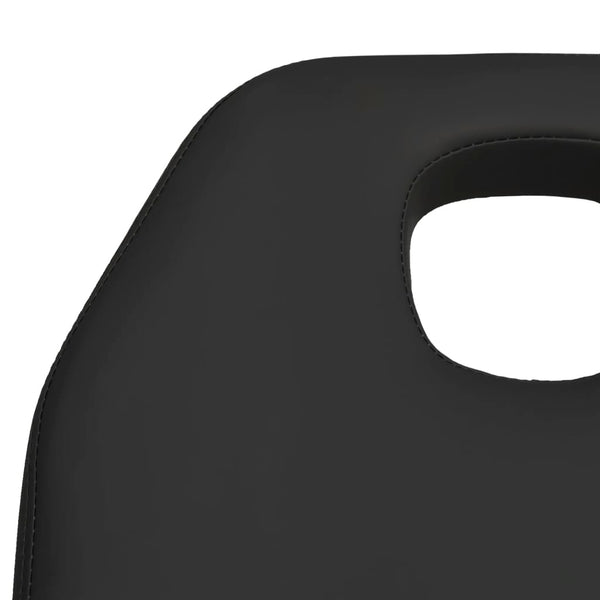 vidaXL Table de massage noire 180x62x(87-112) cm