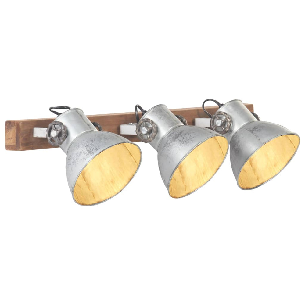 Industrie Wandlampe Silber 65cm