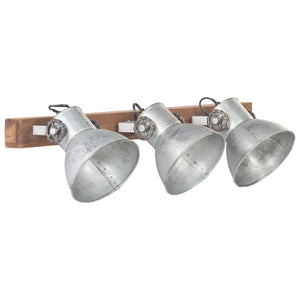 Industrie Wandlampe Silber 65cm