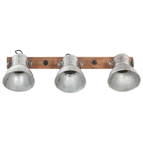 Industrie Wandlampe Silber 65cm