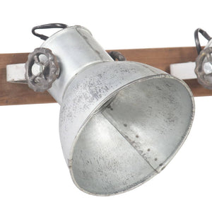 Industrie Wandlampe Silber 65cm