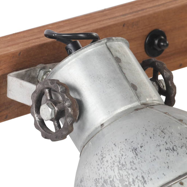 Industrie Wandlampe Silber 65cm