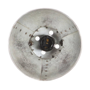 Industrie Wandlampe Silber 65cm