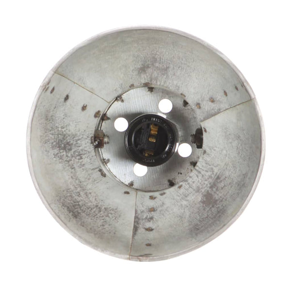 Industrie Wandlampe Silber 65cm