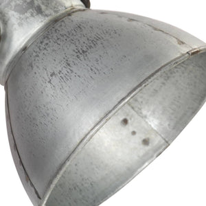 Industrie Wandlampe Silber 65cm
