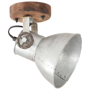 Industrie Wandleuchten Silber 2er Set