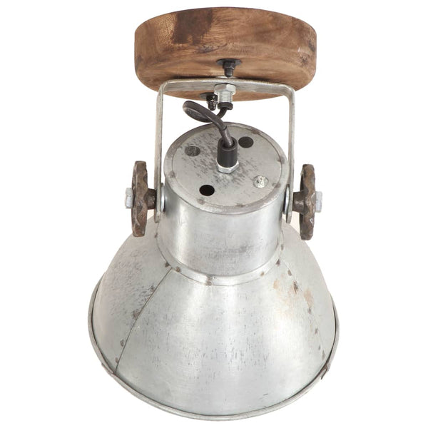 Industrie Wandleuchten Silber 2er Set