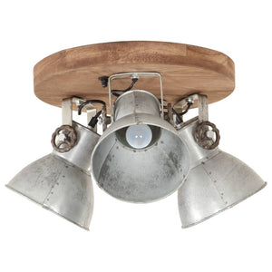 Industrie Deckenlampe Silber 42x27 cm E27