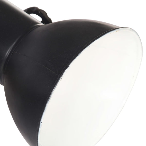 Industrie Wandlampe Schwarz 90cm E27