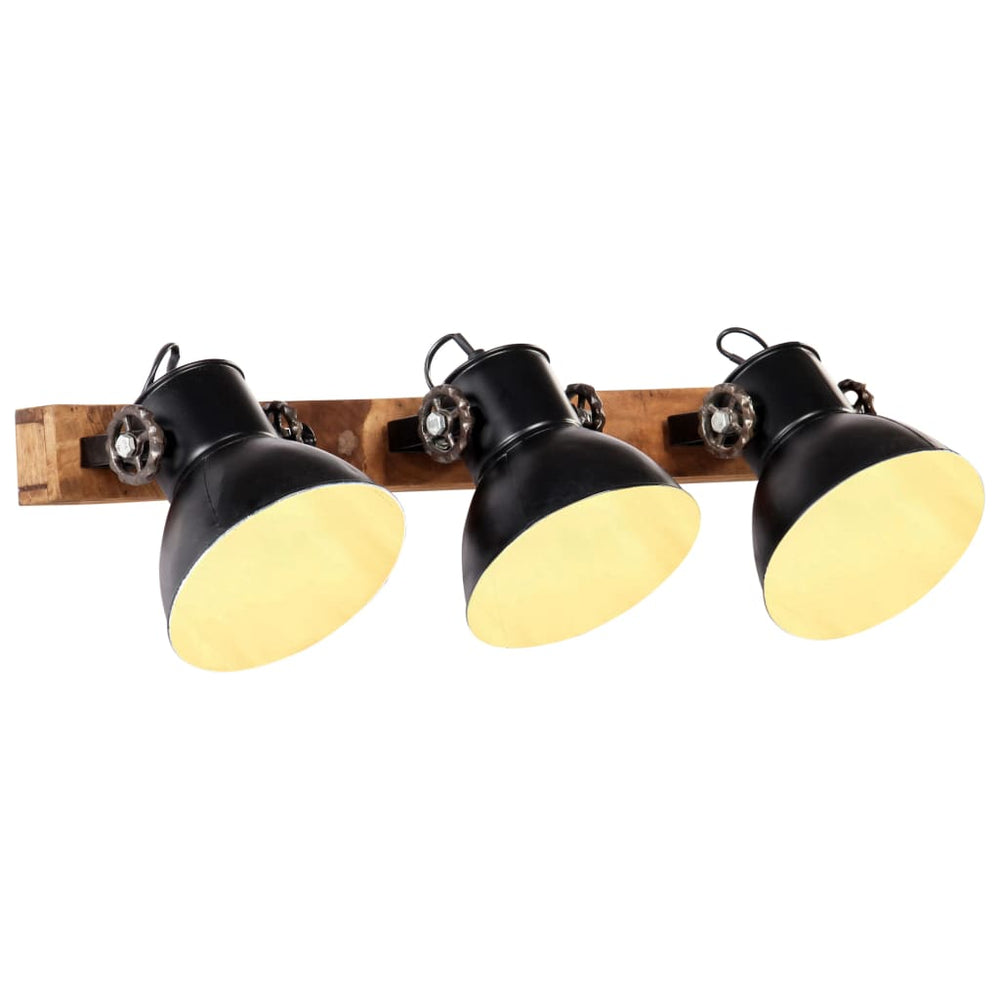 Industrie Wandlampe Schwarz 65x25 cm E27