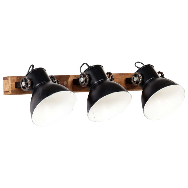 Industrie Wandlampe Schwarz 65x25 cm E27