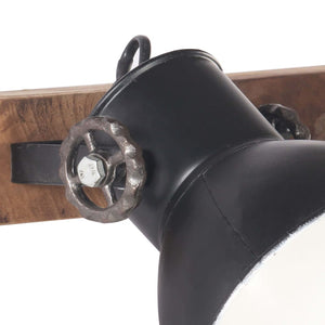 Industrie Wandlampe Schwarz 65x25 cm E27
