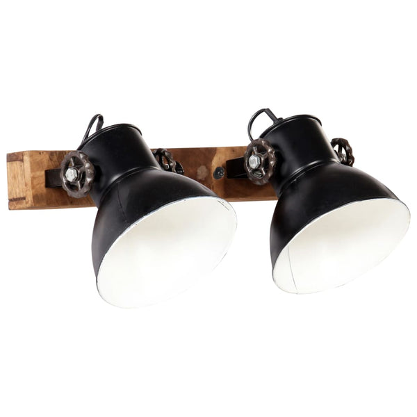 Industrie Wandlampe Schwarz 45x25 cm E27