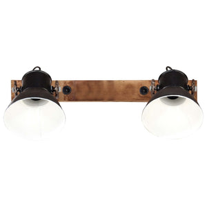 Industrie Wandlampe Schwarz 45x25 cm E27